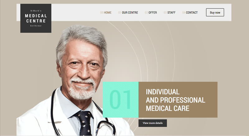 Diseño web para centro medico 9