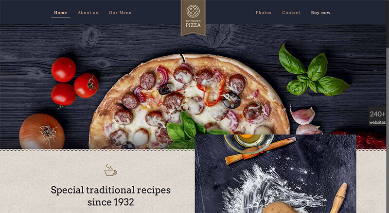 Diseno web para restaurantes - Be - Pizza 2