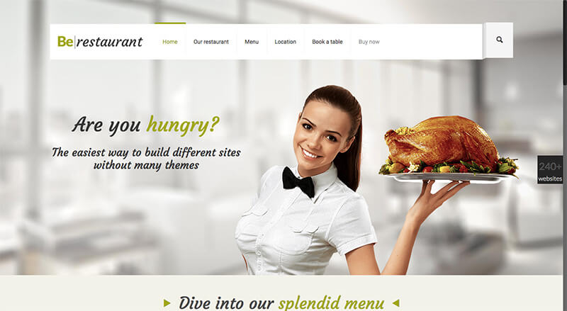 Diseno web para restaurantes - Be - Restaurant