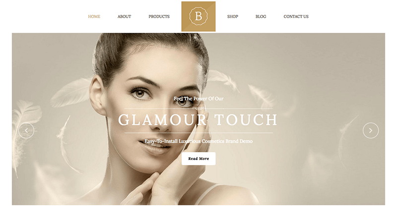 Diseno web para peluquerias Bridge - Glamour